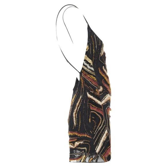 Versace Virtus bead embellished dress